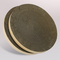 쥬라 고양이 스트레스 관리 휴식용 대형 원형 스크래쳐, 리필 2개, 40cm, 40cm전용리필(37cm)