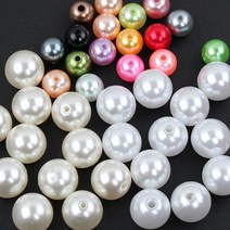 진주구슬 구슬 비즈 벌크 대용량 1봉5 000개 500g, 진주벌크6mm-24크림