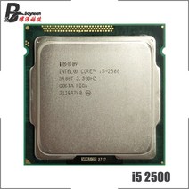 인텔 코어 i5-2500 i5 2500 3.3 ghz 쿼드 cpu 프로세서 6 m 95 w lga 1155, 한개옵션0