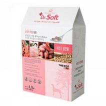 소프트 사료 더독 닥터 소프트 성견용 1.2kg, 3kg