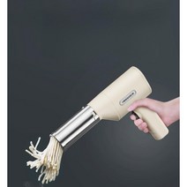 스테인레스 국수 제조기 핸디 무선 자동 면 가정용 칼국수 제면기 면 뽑는 기계, 02.화이트 5구