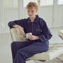 [발코니]BAFHP-3550 스미스 파자마(W) Navy