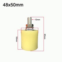 우레탄 캐스터 바퀴 1/4Pcs 멀티 사이즈 슬라이드 게이트 가이드 롤러 나일론 휠 전기 도어 하드웨어 액세, 03 48x50mm_02 4PCS