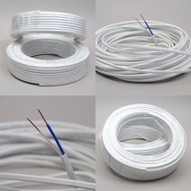 로맥스전선(CVF) 1.5*2C 2.5*2C 4.0*2C 70M/롤 단위 판매 실내배선 전원선 스위치 콘센트선, 2.5-2C