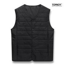탑보이TOPBOY 데일리 초경량 패딩조끼 GM067