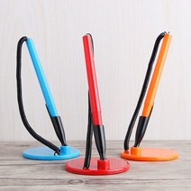 스프링 뱅글 펜꽂이 스탠드볼펜 은행 사무실X5(랜덤), 본상품선택