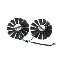 ASUS GeForce GTX 1070 Ti CERBERUS 그래픽 카드 냉각 팬용 FDC10M12S9-C DC12V 0.25AMP GTX1070Ti, 한개옵션0