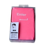 큰 USB 입력 키 안티 스트레스 버튼 감압 컴퓨터 모든 환기 베개 버튼 데스크탑 베개 프로그래머, 분홍색