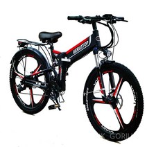 전기자전거 로드 레트로 출퇴근 접이식 MTB 가성비 소형 배달용 렌탈 전동, 10AH, 1. 와이어 휠 오일 브레이크 21단