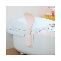 밥 주걱 거치대 보관 밥솥 걸이 홀더 부착식 통 꽂이, 그린SH003983