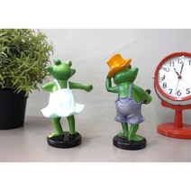 선반장식 미니어처인형장식 개구리 2종 민속주점소품