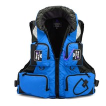 빅사이즈 낚시 구명 조끼 선박용 다기능 특대형 멀티포켓 주머니 작업 낚시복 민물 쓰리엑스, XL, 블루