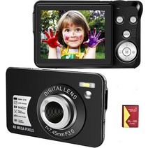 2.7K 콤팩트 디지탈카메라 4800만화소 2.7인치 16x디지털줌 128GB SD카드, DC9BK08A