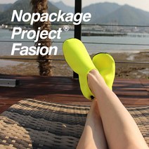 갓샵 NPF 아쿠아슈즈 4color 워터파크 남자 여자 물놀이 아쿠아 물 신발 양말 수영장 슈즈, 그린