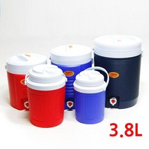 야외물통 피크닉물통 WJ-662x3.8리터 레저용 낚시물통 냉온수통 캠핑물통 코모 캠핑용, 본상품