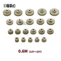 웜기어 1/10 RC 모델 자동차용 알루미늄 합금 금속 피니언 모터 13T 20T 30T 33T-87, 1.13 T