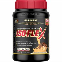 ALLMAX ISOFLEX 분리 유청 단백질 초콜릿 땅콩 버터 2파운드 스쿱 당 27g 무 설탕 99% 락토스 프리 글루텐 콩 약 30회, Strawberry, 2 Pound (Pack of 1)