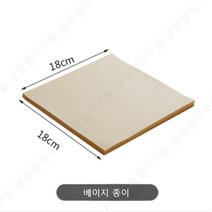 에쁜 종이 호일 유산지 기름진 음식 에어 프라이어 감자튀김 기름 종이 네모 사각 플레이팅, M.기름종이 18X18 베이직 500장 개