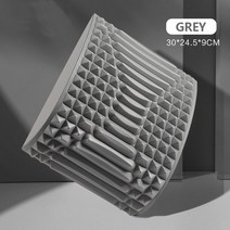 허리베개 허리 통증 완화 치료 스트레처 등 베개 만성 요추 지지대 탈장 디스크 자세 교정, [03] GRAY, 1개