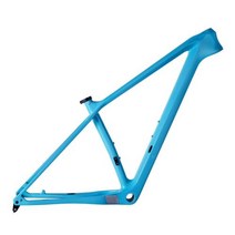 카본 자전거 프레임 Spcycle 29er XC 하드 테일 MTB 148x12mm 142x12mm BSA 29 부스트, Sky Blue+17in Matt 148x12