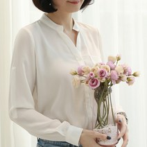 웬디즈갤러리 [웬디즈갤러리]차이나넥 쉬폰 블라우스 UBL005