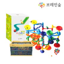 브레인숲 [KC인증] 창의력끝판왕 아키레일 자이언트 롤러코스터/ 신나는 레일블록 교구, 단품