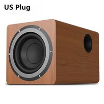 게이밍스피커 사운드바 100w 나무 고출력 서브우퍼 6.5 인치 홈 시어터 박스 시스템, 우리에게 갈색