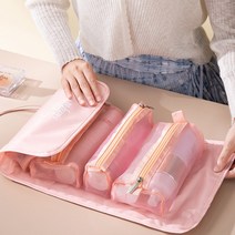 씨앤초이스 롤업 여행용 세면백 세면도구 화장품 방수 워시백 다용도 수납 트래블파우치 여행소품 가방