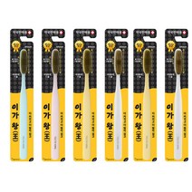 이가왕 5열 금나노 칫솔 랜덤발송, 1개입, 6개