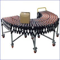 컨베어 벨트 콤베어 택배 레일 방향 조절 로라 이동식, 03-600mm 폭 1m 길이 (메탈 휠)