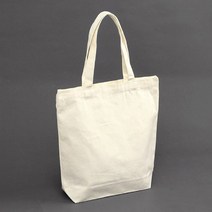 커스텀 기본 에코백 토트백 2EA BEIGE 35X36 캔버스 남녀공용 캐쥬얼 데일리 숄더백