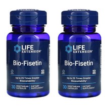 [1+1] 라이프익스텐션 바이오 피세틴 30베지캡슐 호로파 검양옻나무 추출물 fisetin