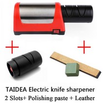 전동 칼갈이 가위 갈이 숫돌 TAIDEA [전기] 전문 6001000 다이아몬드 세라믹 주방 기계 TG1031 세트, Set B, Ships within 24 hour