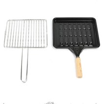 캠핑 야외용 직화구이 바베큐 석쇠 구이팬 글램핑장용 바비큐용