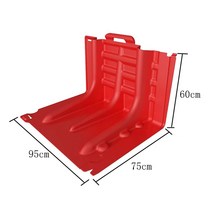 저지대 물막이 차수판 L형 방수보호판 플러드백 벽 침수 홍수 이지 문 수방자재 가설재 설치 워터댐 휀스 펜스, 고강도 높이 60cm L형 차수판, 1개