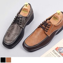 브로그맨 남자 캐주얼화 단화 발편한 쿠션 배색 투톤 3.5cm