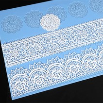 [바잉컴_해외직구]로즈 3종 레이스 띠 실리콘몰드