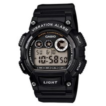 [CASIO] 카시오 남자 남성 손목시계 군인 군대 전자시계 진동알람 방수시계 W-735H-1A