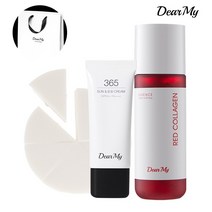 디어마이페이스 디어마이 레드콜라겐 에센스+ 365선앤비비+퍼프+쇼핑백, 디어마이 레드콜라겐 에센스+ 365선앤비비+퍼프+쇼핑, free