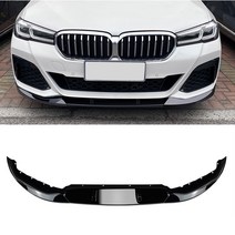 수입차바디킷 m 스포일러 에어덕트 바디킷BMW 5 시리즈 G30 LCI M Sport 525i 530i 프론트 범퍼 브래지어, 01 Gloss Black