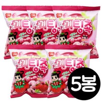 딸기 팅쵹 27g x 5봉/크레비/신짱/딸기 웨하스/뻥튀기, (무배)딸기 팅쵹 27g x 5봉/크레