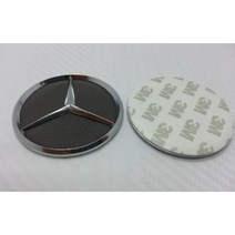 벤츠마크 엠블럼 본넷 메르세데스벤츠 C시리즈 E시리즈 핸들링 풀 체인지 메탈 장식 핸들, 01 지름 6.1cm 꼬임