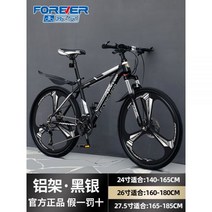 MTB 산악 자전거 출퇴근 다운힐 티타늄 엠티비 바이크 입문용 로드 27인치, 21단, 26인치, 알루미늄 프레임 삼도 컬러풀