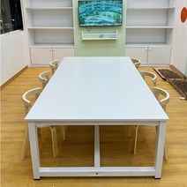 어린이 미술 학원 책상 테이블 어린이집 유치원 공부방 넓은책상 교습소, G 200x80x60