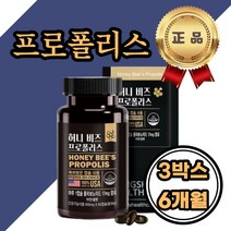 프로폴리스추출물 플라보노이드 아연 셀렌 항산화물질 체력저하 일상활력부족 에좋은 영양제 외부환경 민감한 중장년 주부 시니어 성장기 어린이 PROPOLIS 폴리폴리스 폴라폴리스 면역력 환절기, 3개, 60정