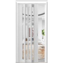 슬라이드도어 미닫이중문 공간분리가벽 폴딩도어 PVC, 손실 임펄스 알루미늄 합금 트랙 아연 합금풀리, 1개