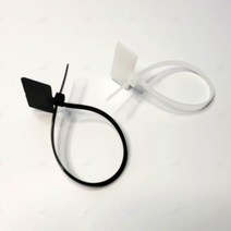 250P 소형 전선 마크 케이블 타이 이름표 네임 텍 묶음 랜선 정리 코드 밴드, 01백색