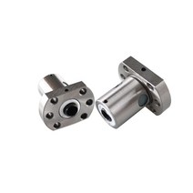 SFU1204 압연 볼 스크류 C7 1204 플랜지 단일 너트 BK/BF10 엔드 가공 CNC 부품 RM1204, 14 1pcs Only 24mm nut