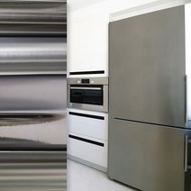 데코랑 메탈 인테리어 냉장고 리폼 시트지, 02.헤어라인 그레이 (MH-35801)