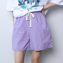 파스텔 바스락 밴딩 반바지